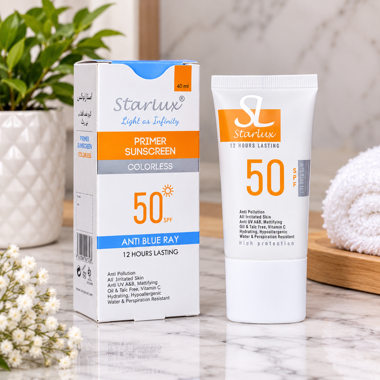 ضدآفتاب بی رنگ spf 50 استارلوکس